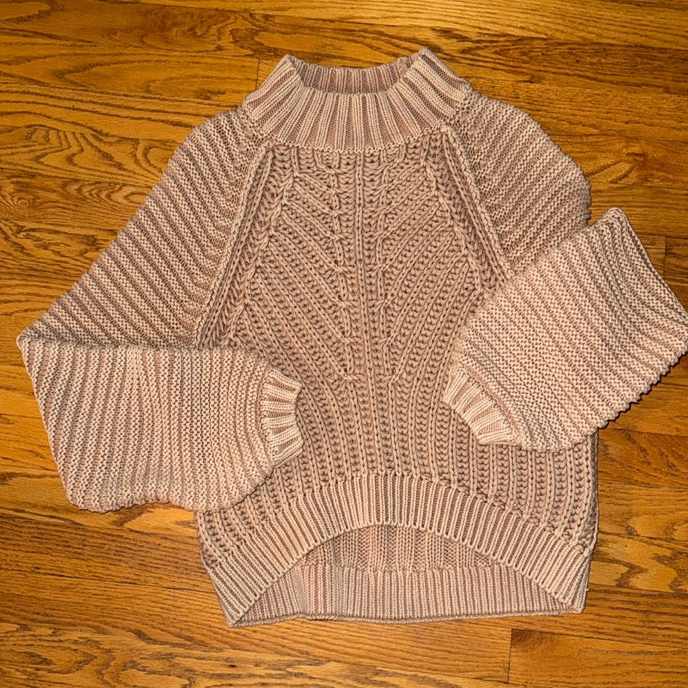 Free People Cableknit Sweater